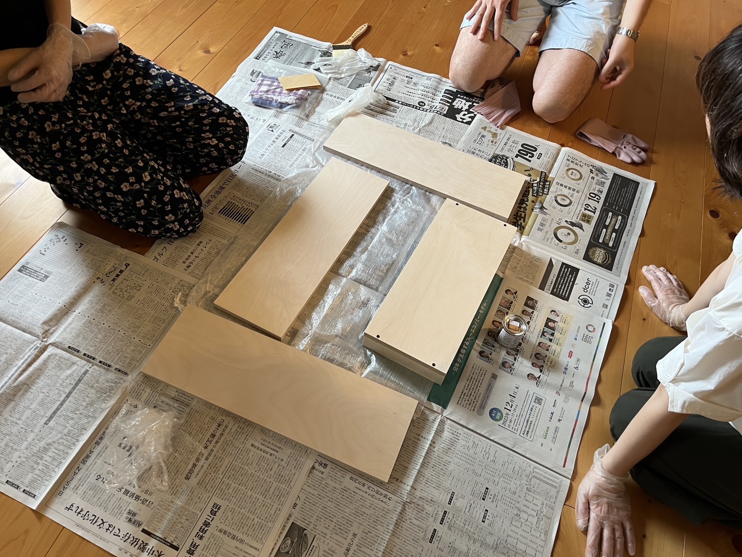 3年前に完工したOB様と一緒にDIY♪