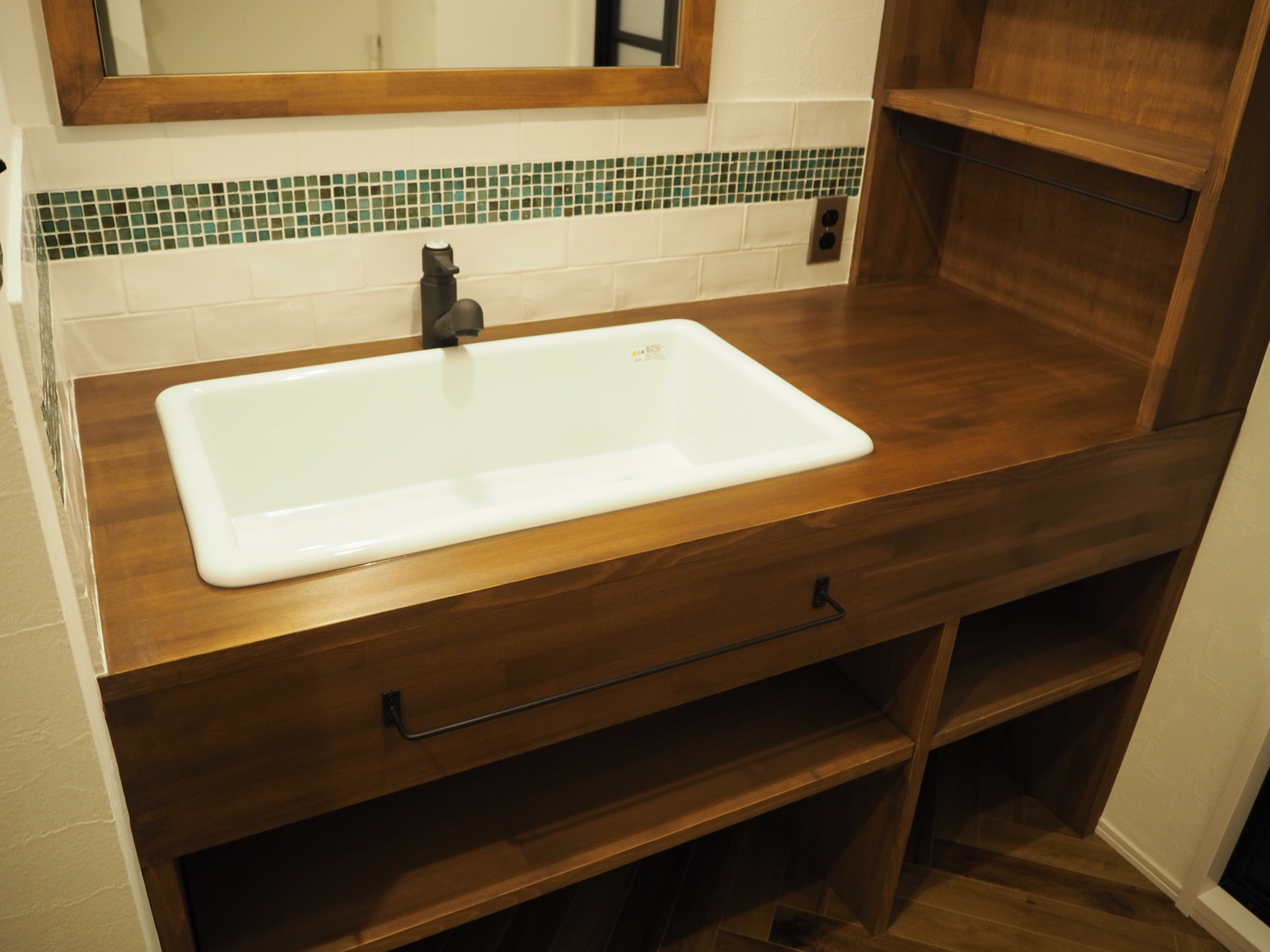 約60㎡のお家、完成しました 〜洗面室編〜