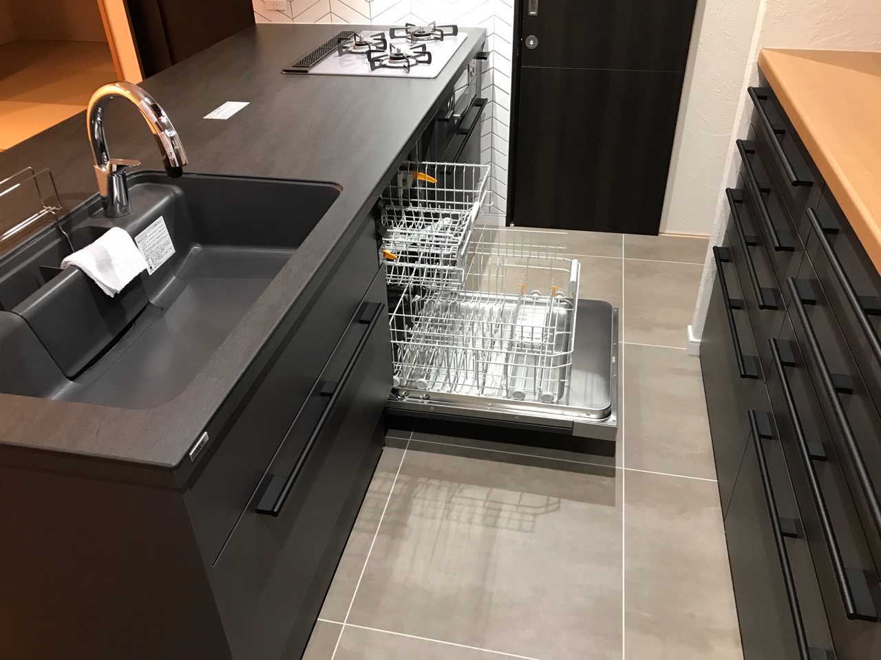 キッチンスペースにこだわったお家、完成しました。