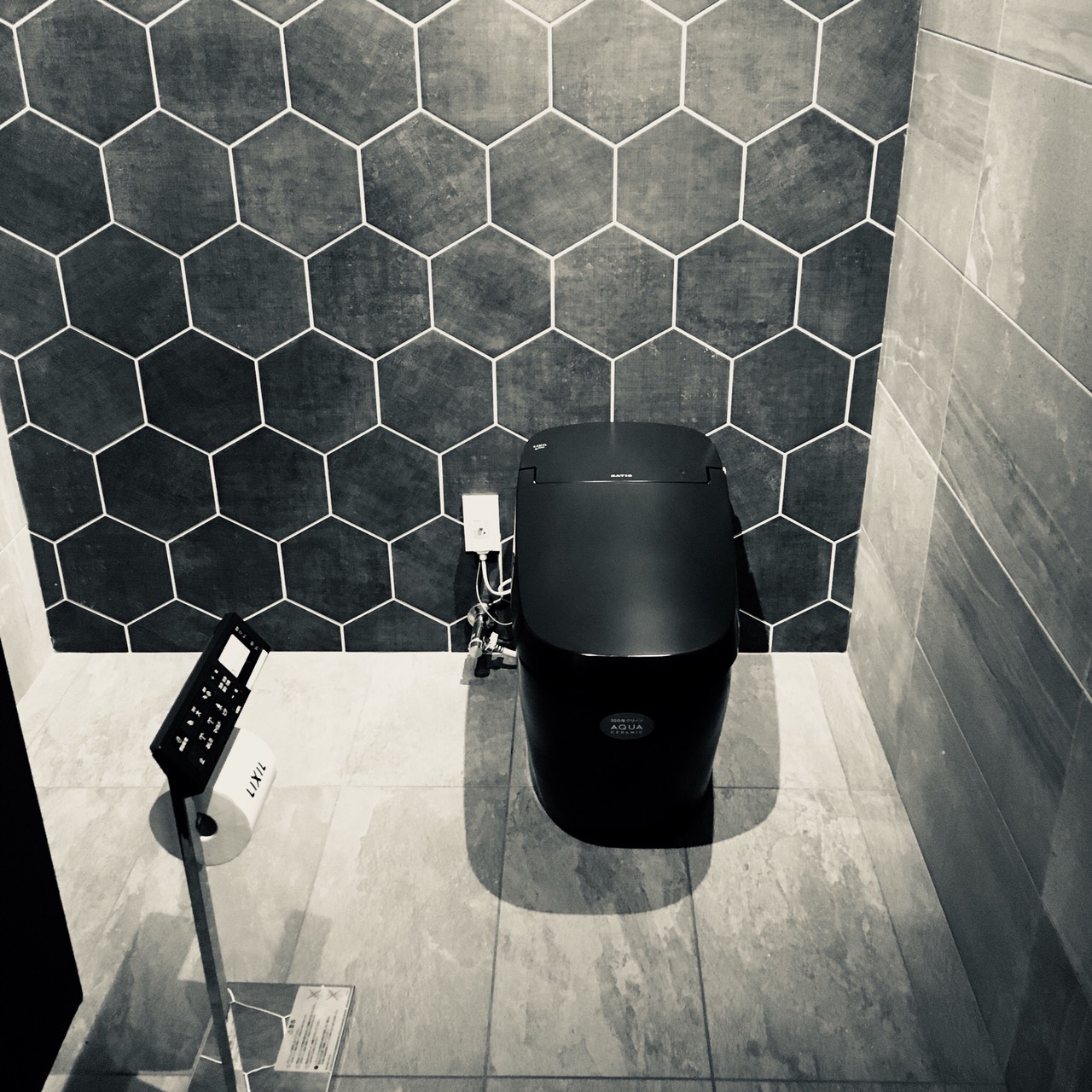 今、黒いトイレがカッコイイ！