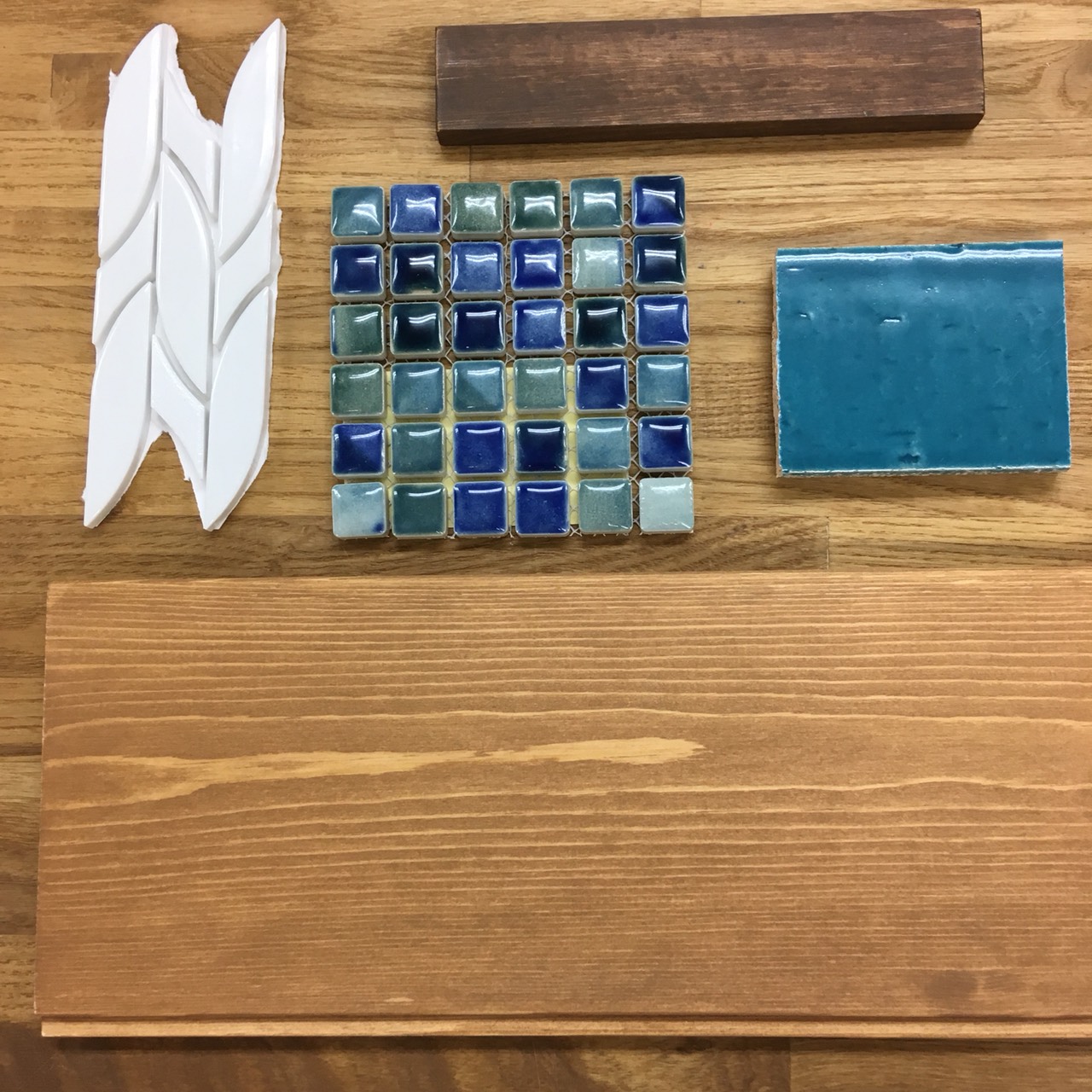 爽やかブルーのアクセント