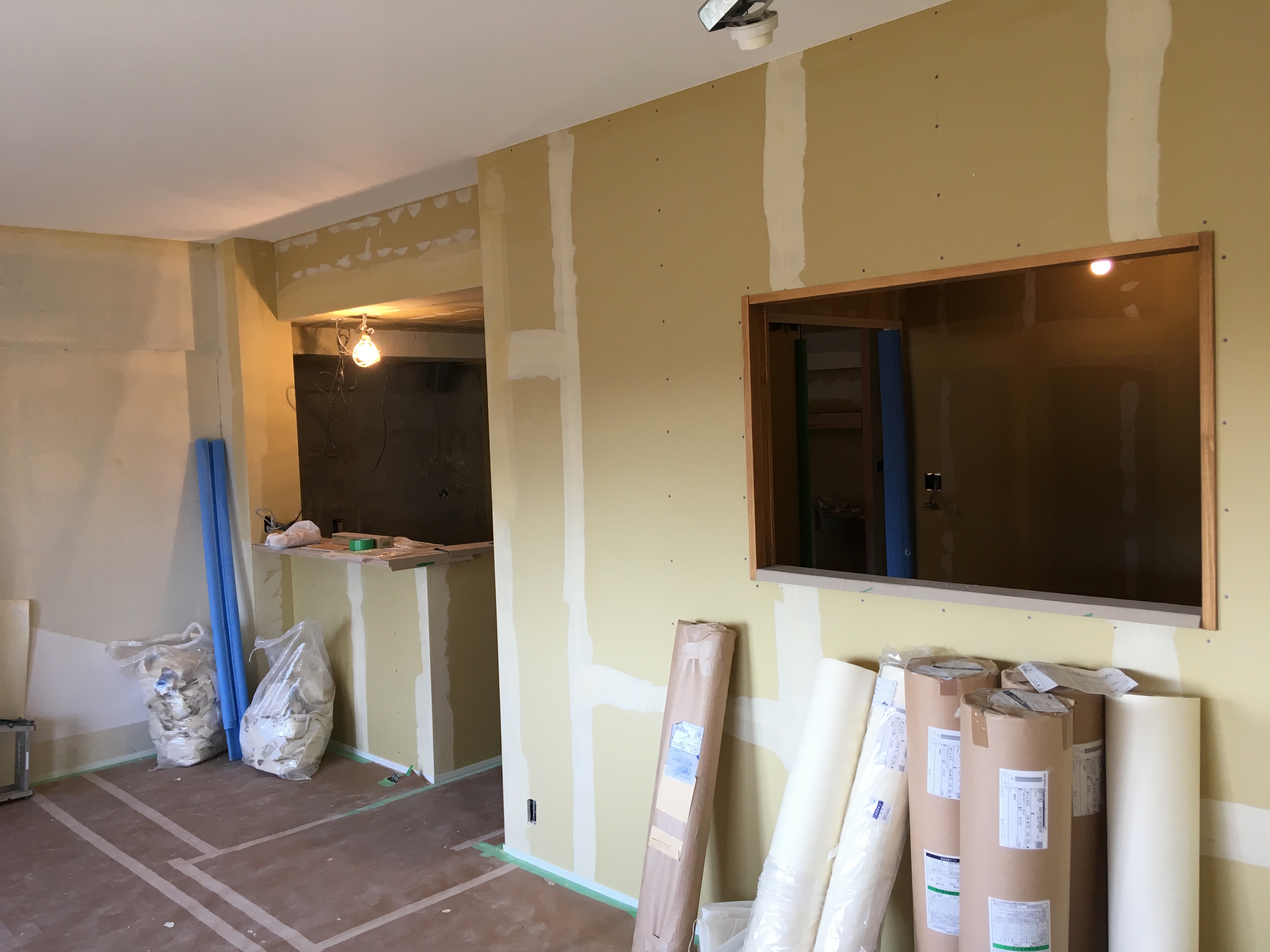 現場進行中！カタチになってきてます☆