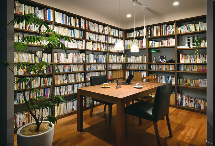 【施工実例】まるでライブラリー