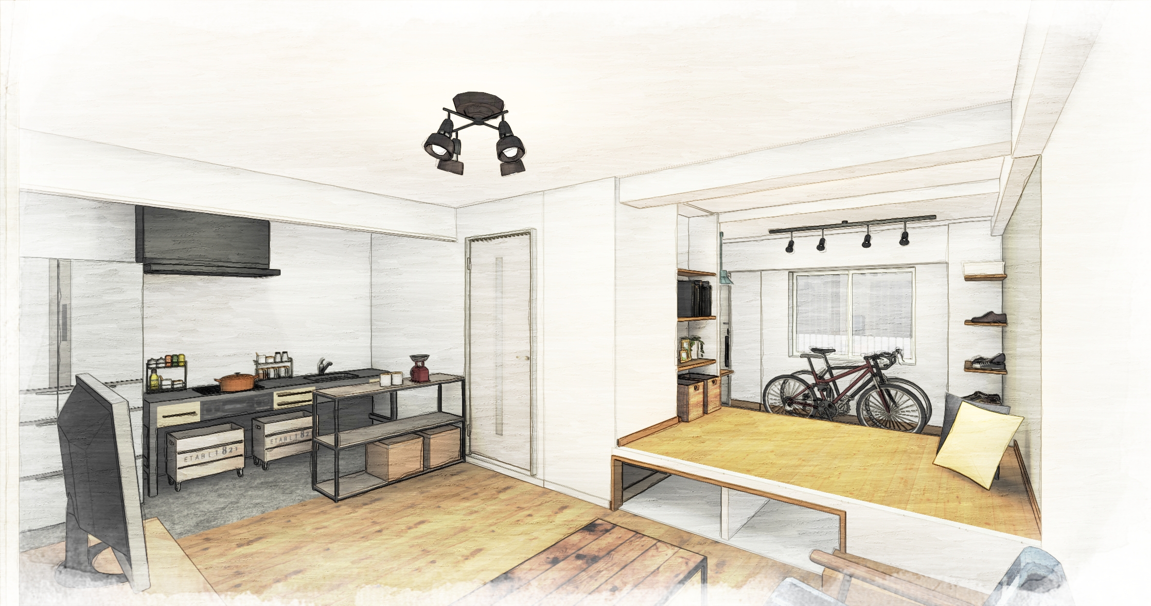 DIY好きのお施主様と手掛けるリノベーション