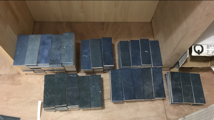 キッチン:タイルで素敵な空間へ＾＾①