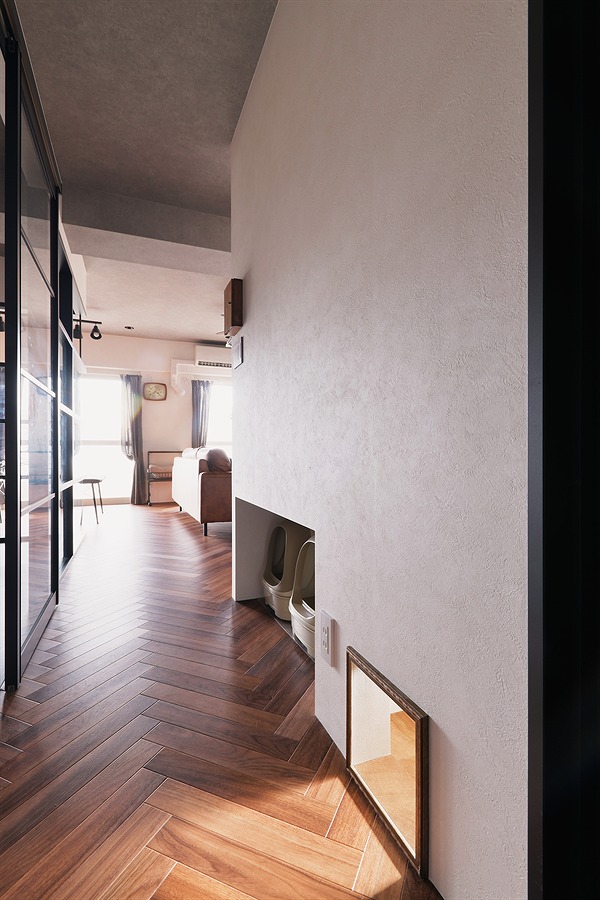 ネコ＋2人＝共存キッチン