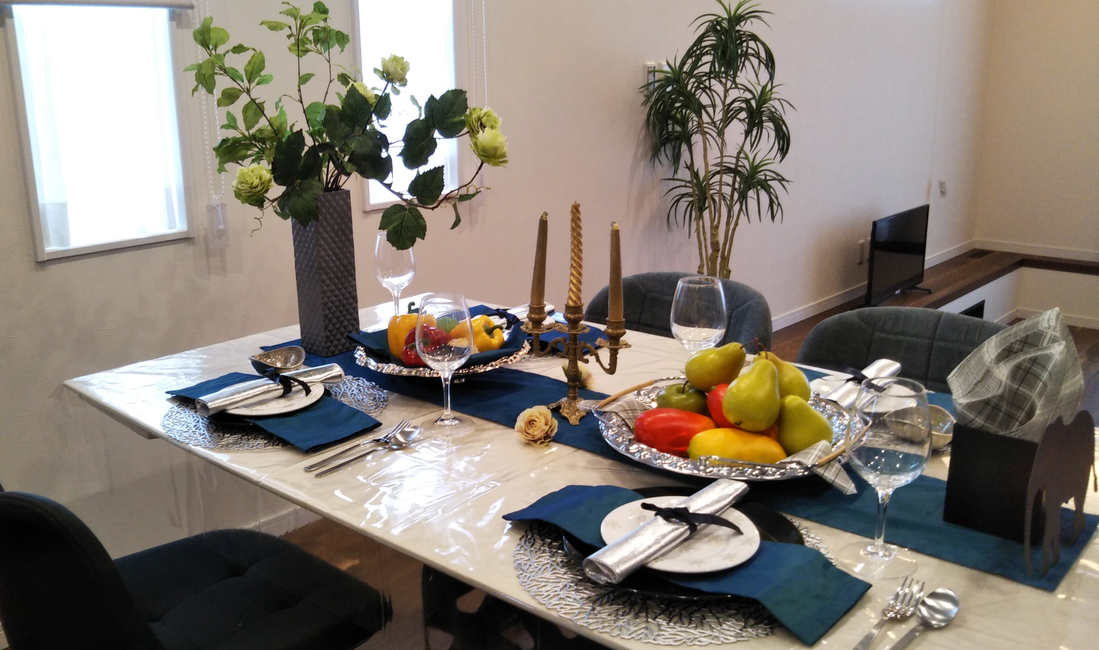 テーブルをコーディネート