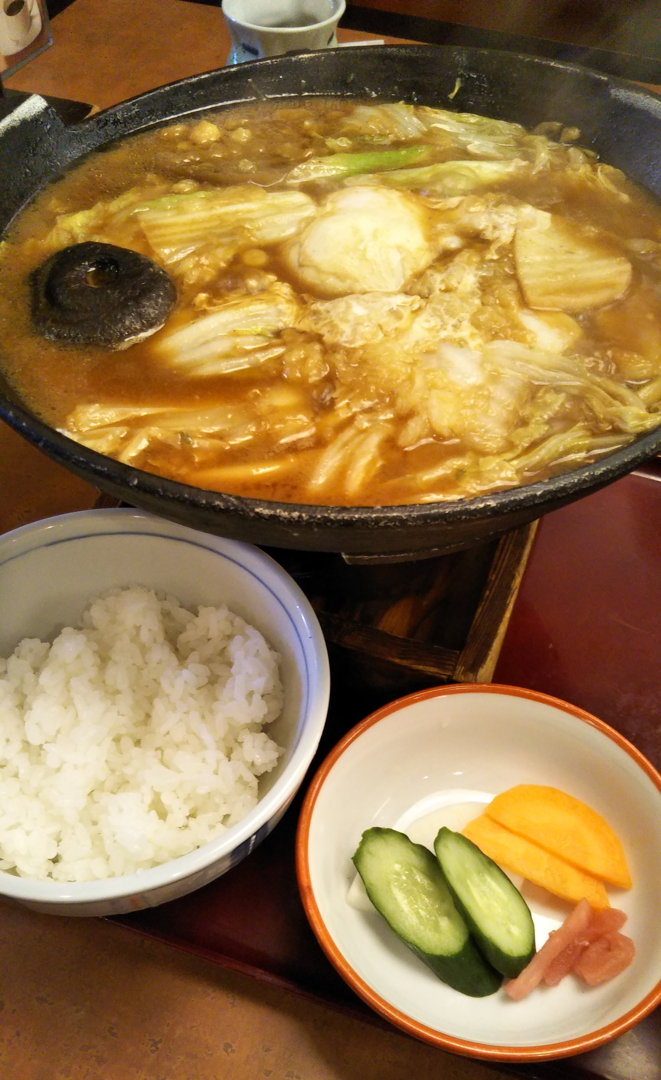 味噌煮込みうどん