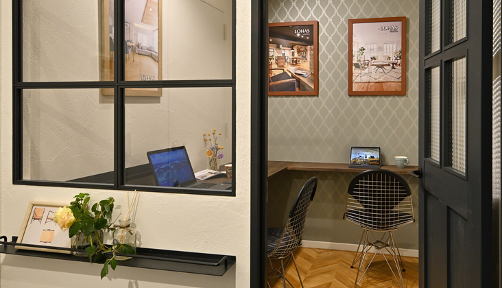 444＋Hのショールームにお邪魔しました