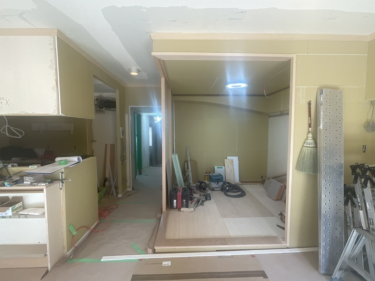 珪藻土パターンのお打ち合わせ