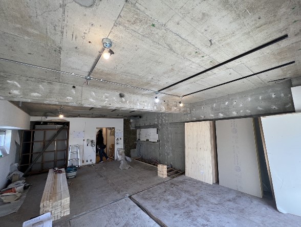 天井の躯体現し