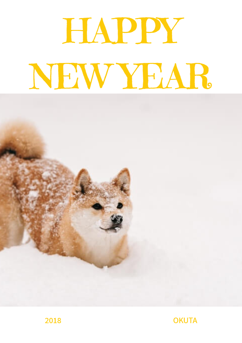 新年、あけましておめでとうございます。