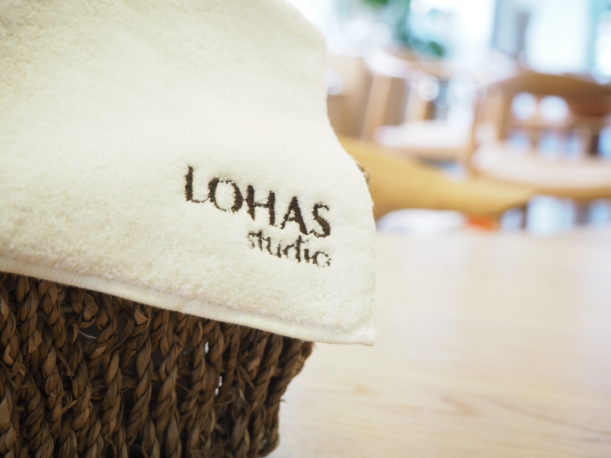LOHAS studio オリジナル♪オーガニックコットンタオルでおもてなし
