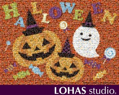 【LOHAS studio】◆ハロウィン◆みんなの笑顔がつくるモザイクアート (1)_R