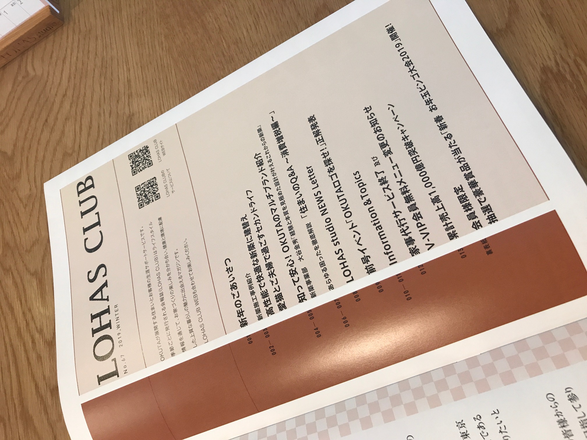冬のLOHAS CLUB会報誌は届きましたか？