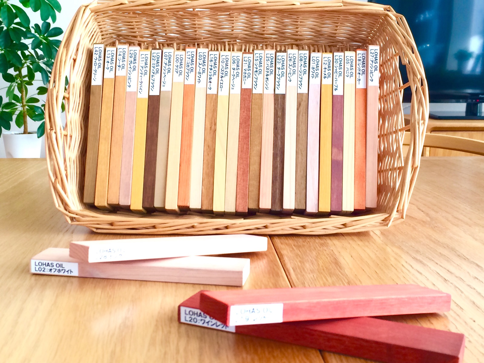 植物生まれの国産自然塗料　＊　LOHAS oil　と　つみきっず