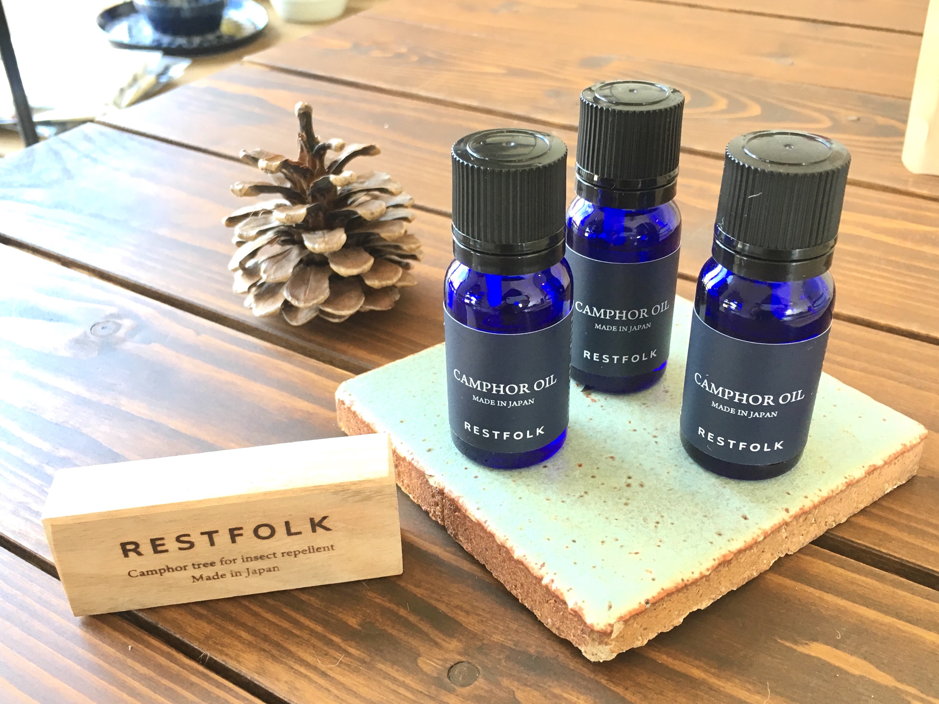 お洒落な天然の防虫剤　!　カンフルブロック　＆　パウダー