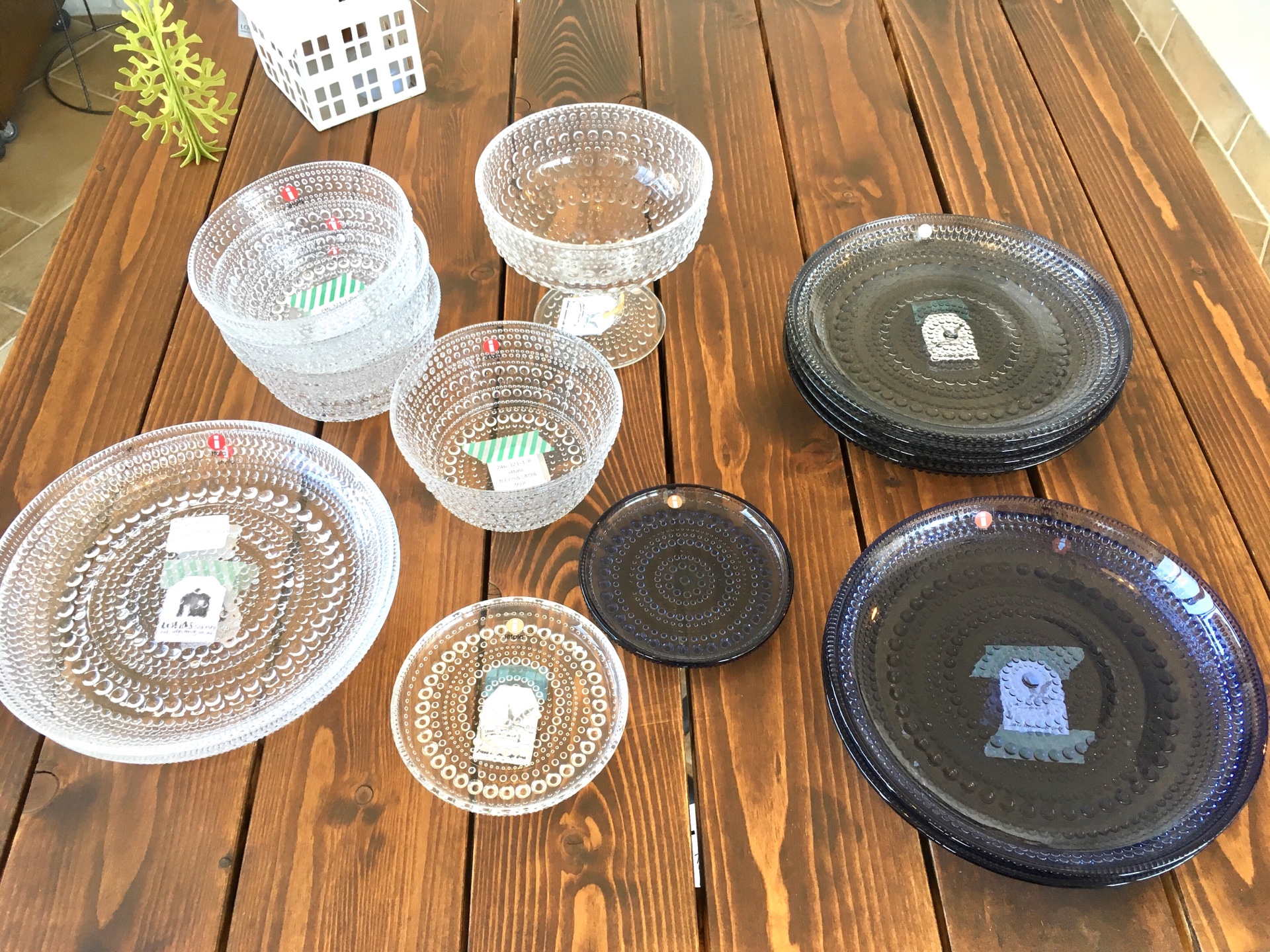 ＜スタジオ＊北欧雑貨＞人気のカステヘルミシリーズ＊クリア・グレー・レイン