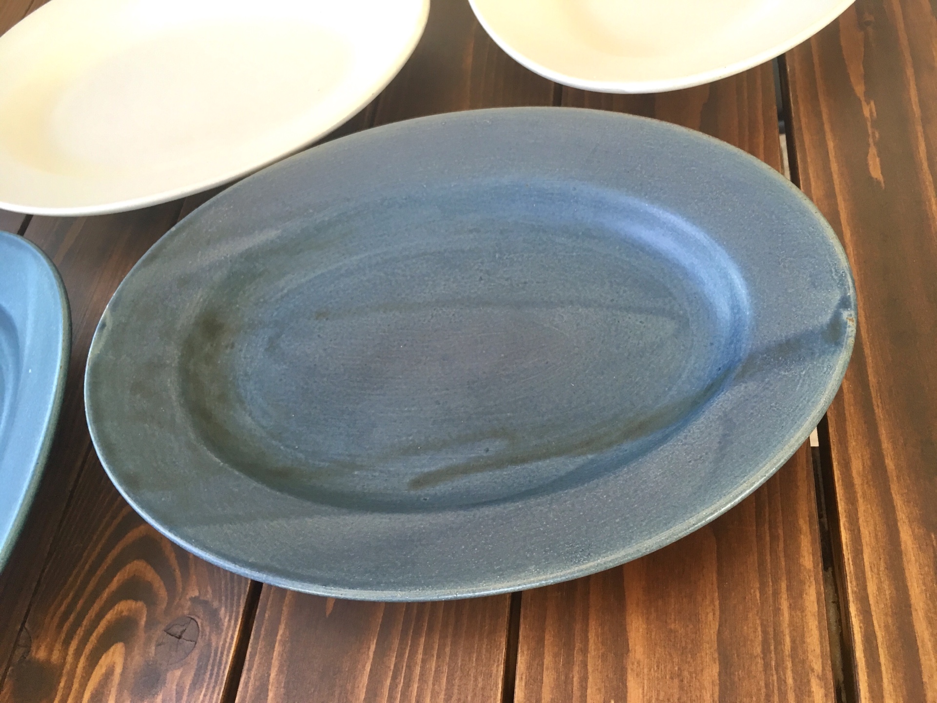 ＜スタジオ＊雑貨＞釉薬のムラが美しい「トランキルプレート」＊スタジオM