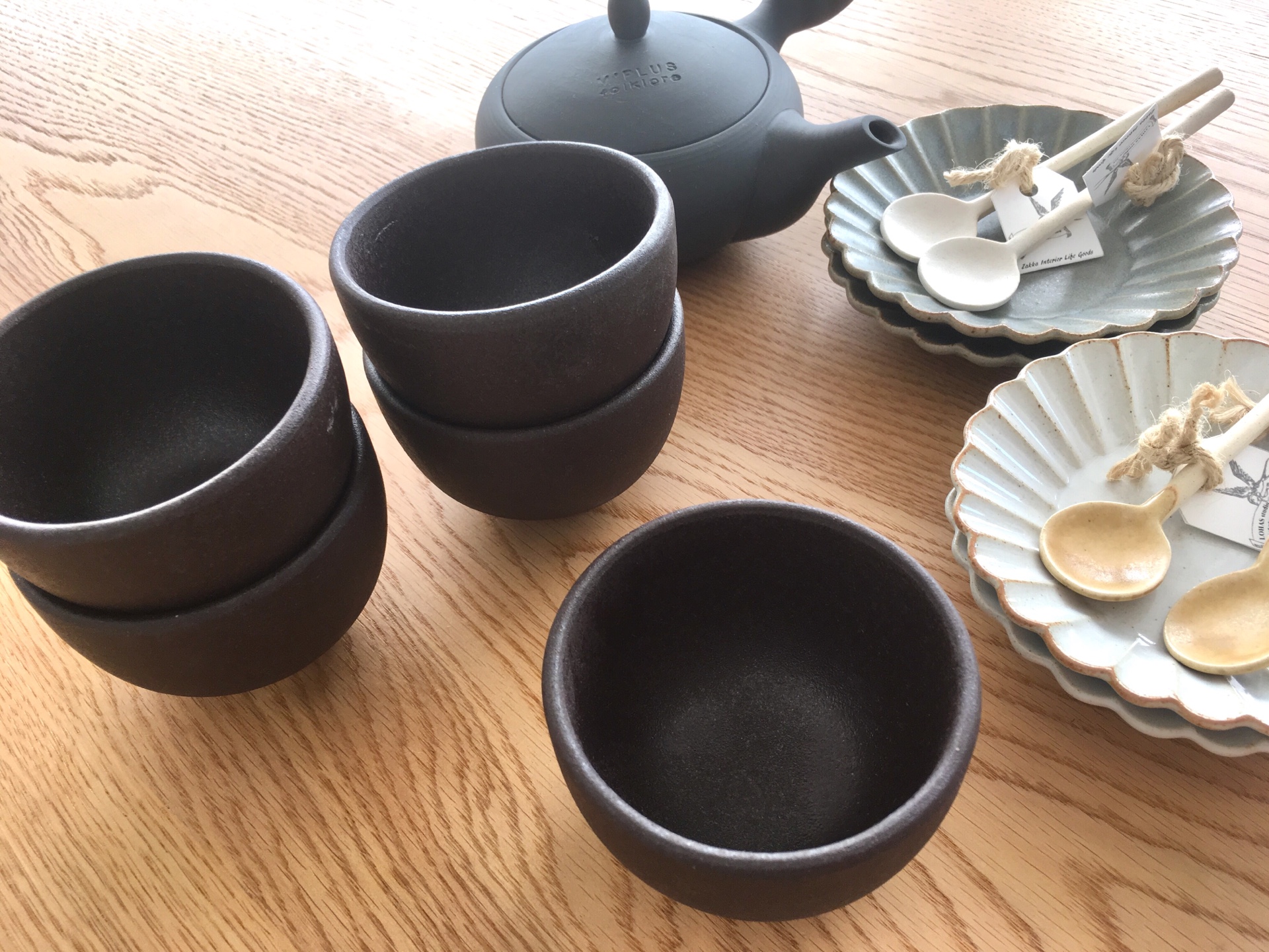 【来客用に是非…】STUDIO M`の茶器「パッロカップ」と急須