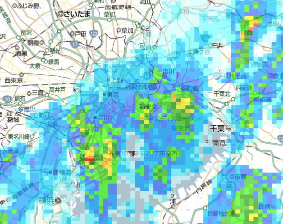 市 レーダー 雨雲 土浦 天気