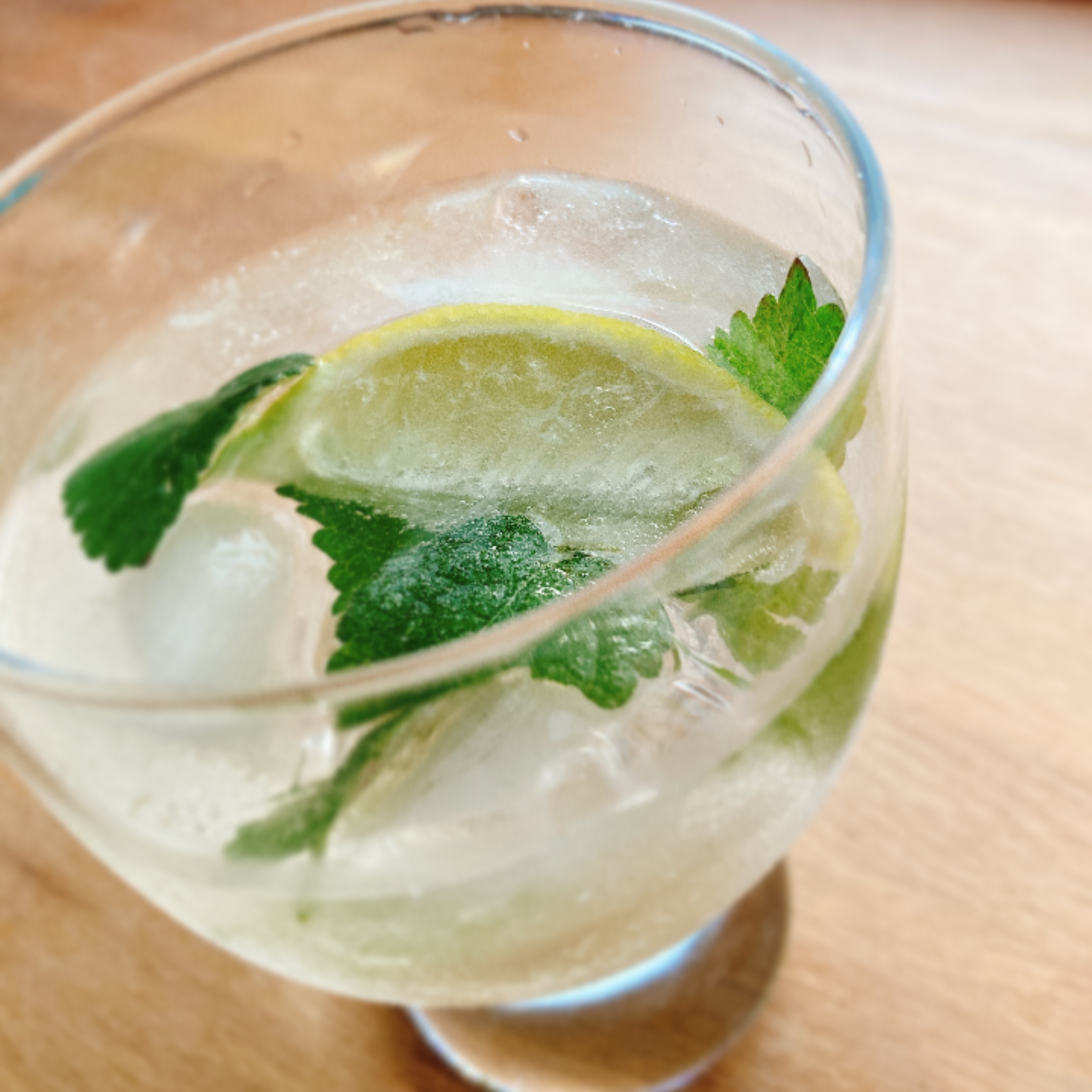 手作りミントシロップ