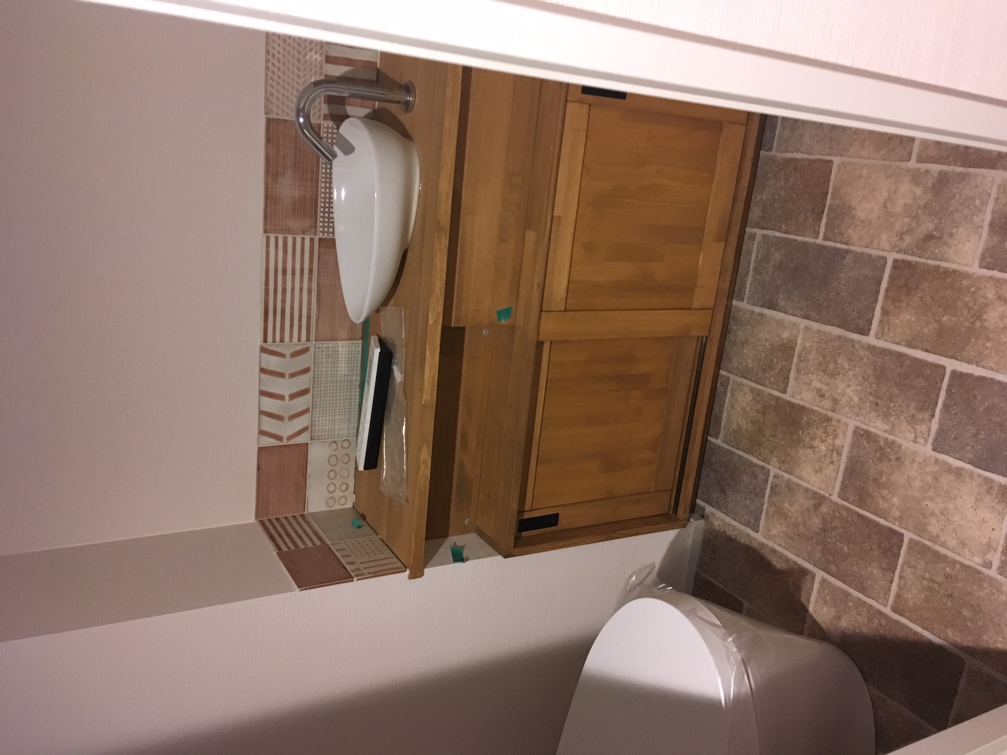 施工例　『マンショントイレ手洗い編』