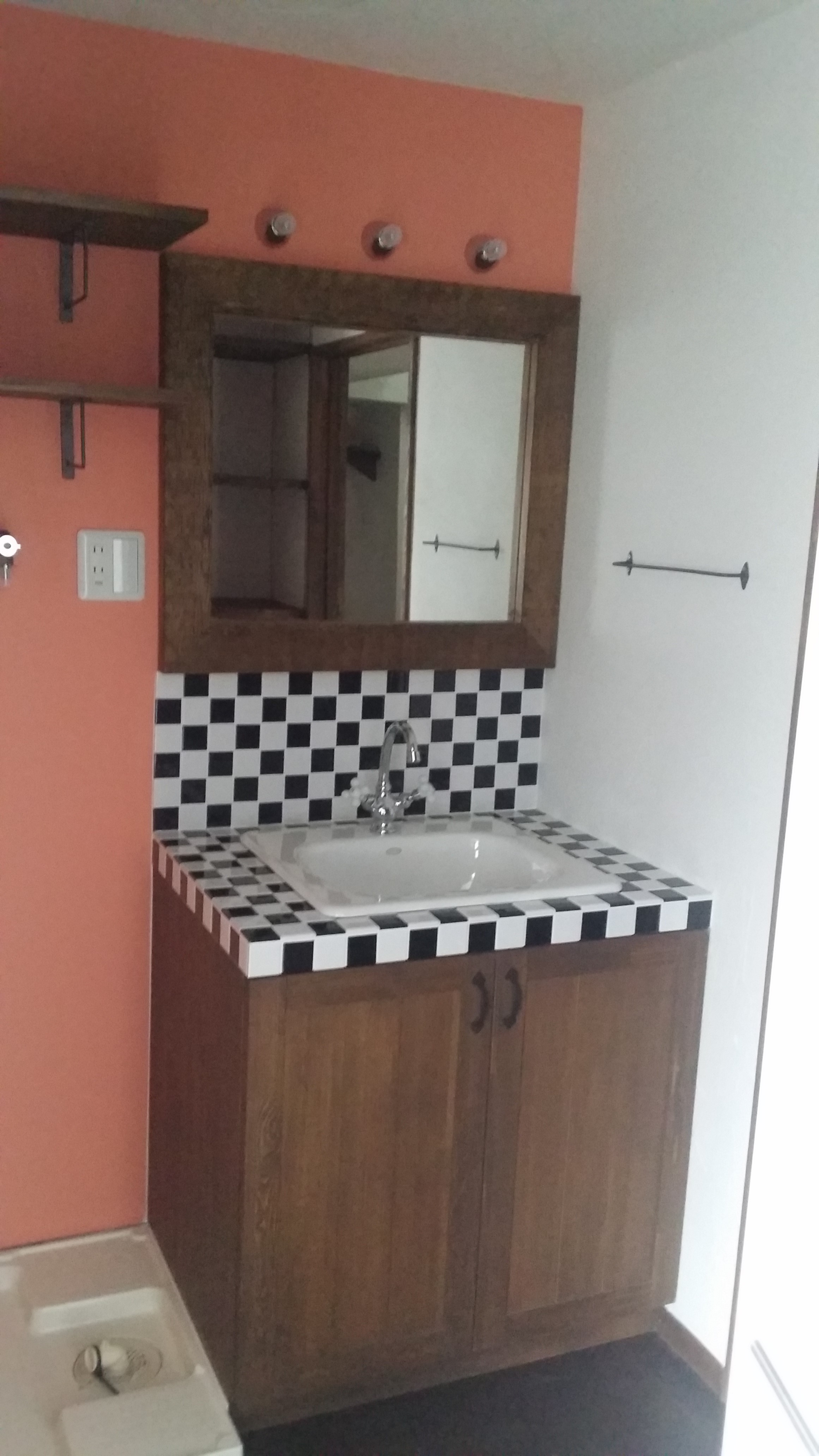 【タイル無限】造作洗面台！！