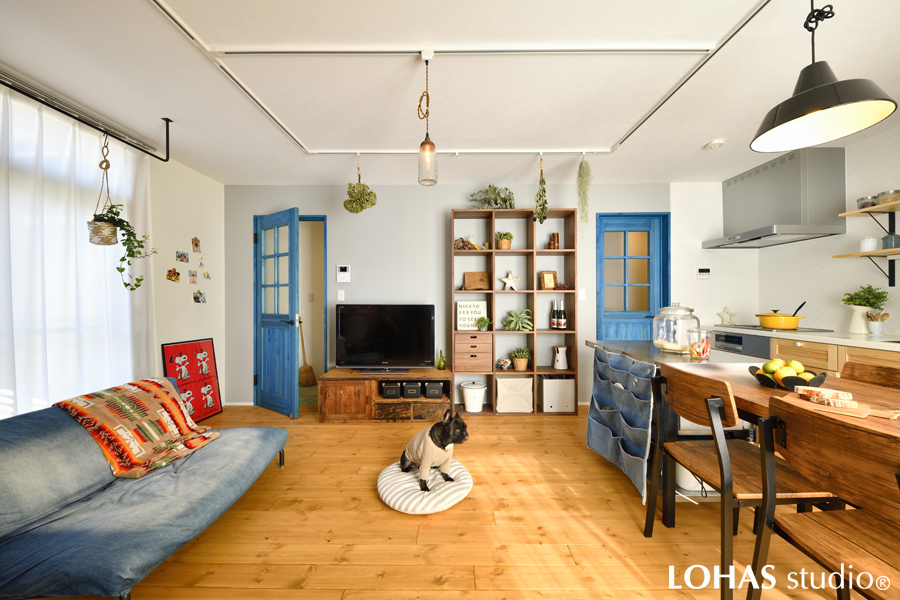 こだわりのアクセントカラーを使ってリフォーム♩