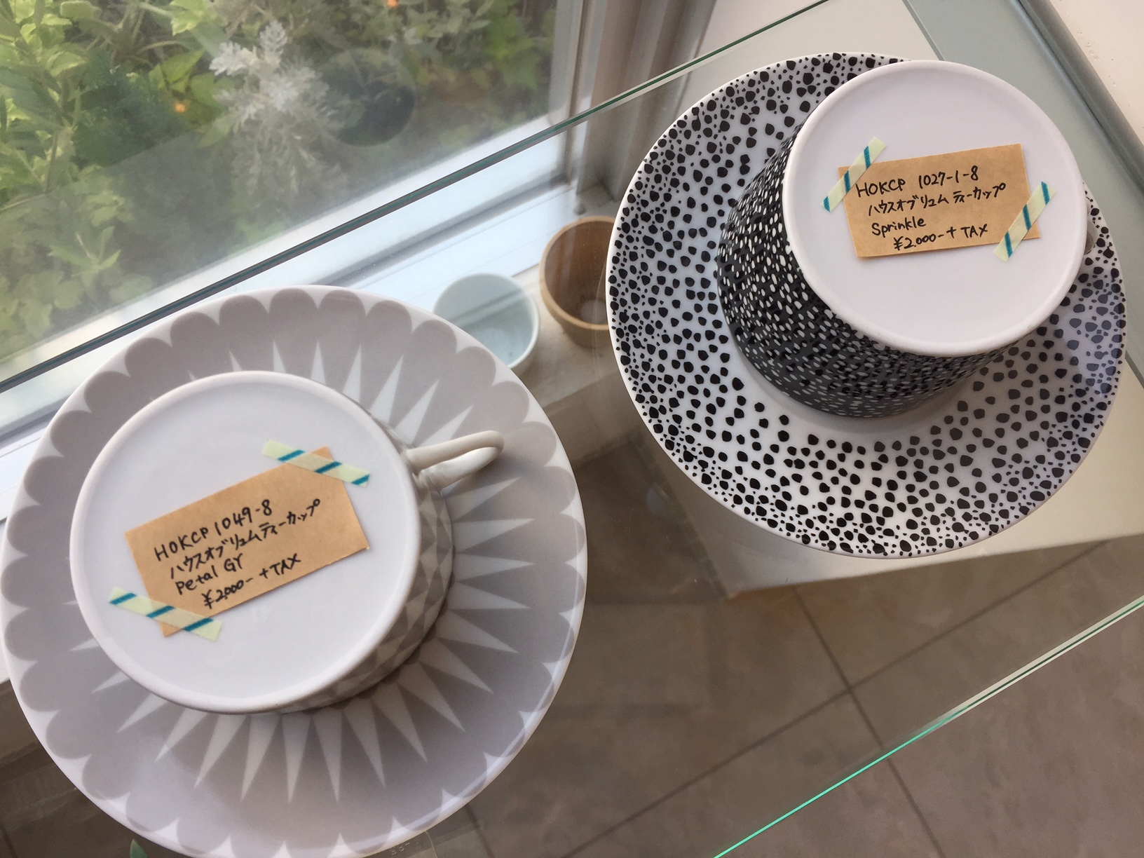 LOHASstudio世田谷店の雑貨紹介～ハウスオブリュデュム　カップ＆ソーサー～