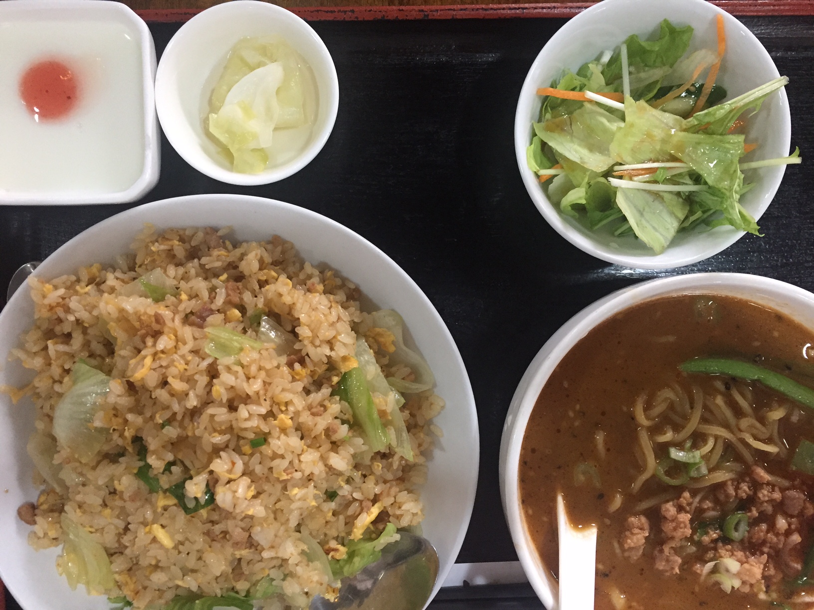 桜新町ボリューム中華ランチ