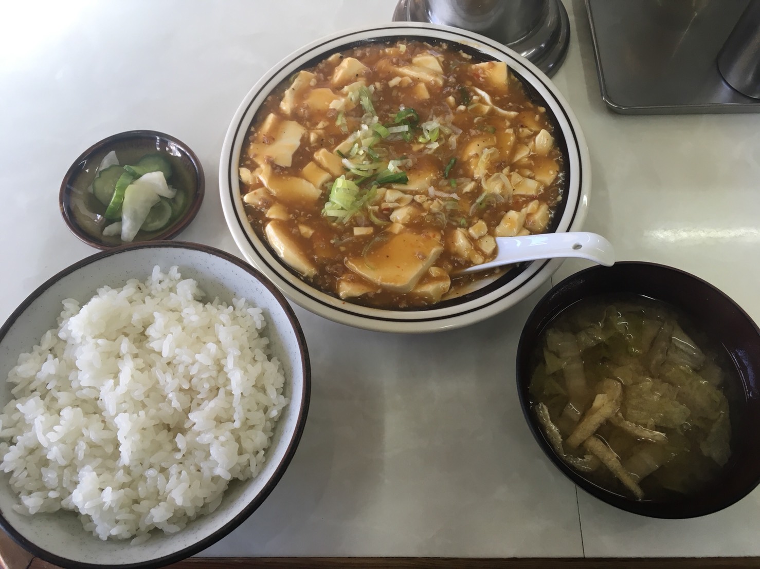 桜新町 マーボー豆腐定食