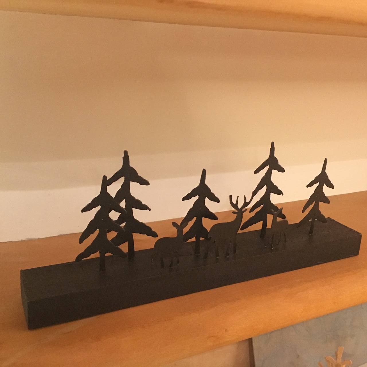 ブリキスタンドオブジェ　フォレストシーン