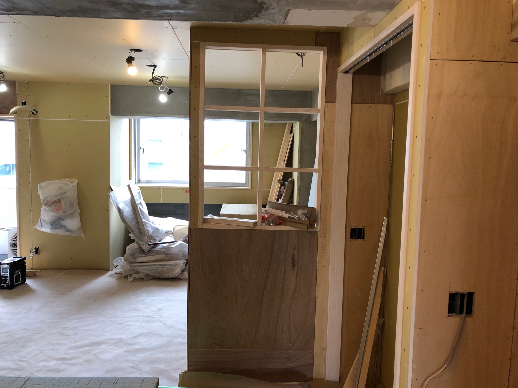 木工事の確認～進行中の現場にて～