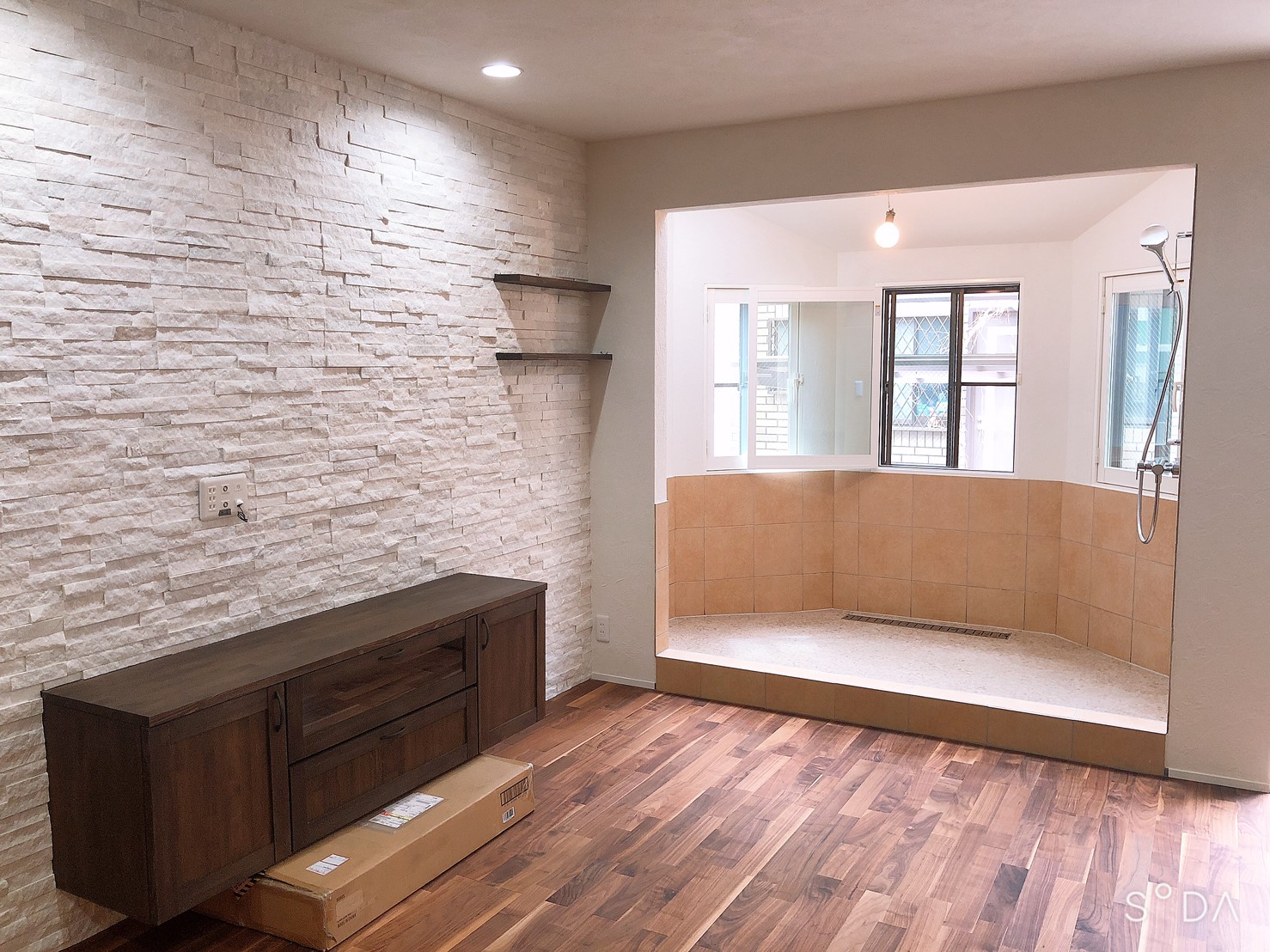 リビングで過ごすのはワンちゃんも一緒♡