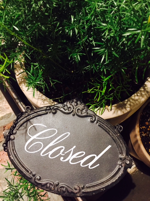 臨時休業のお知らせ　