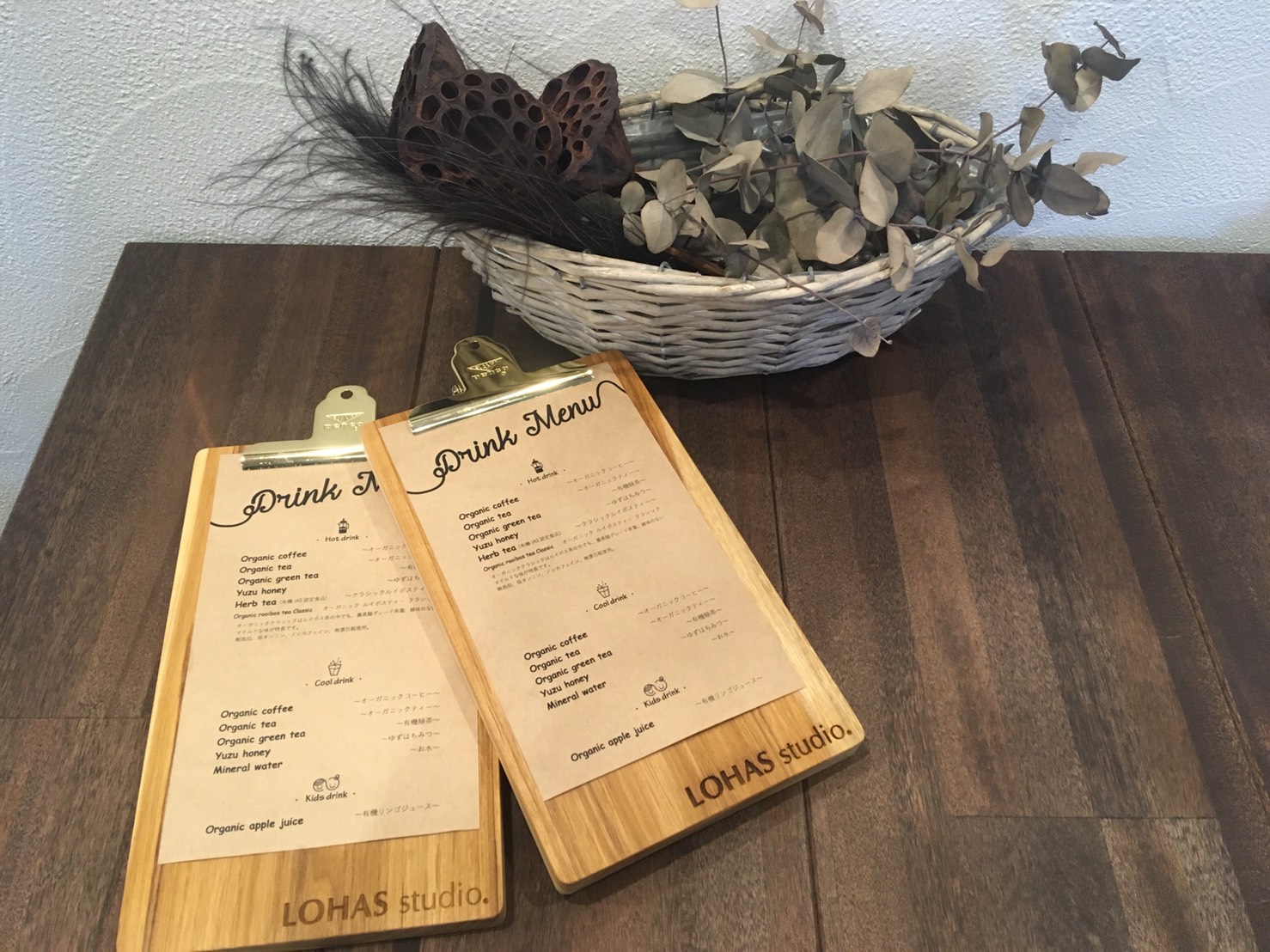 メニューボードが新しくなりました。