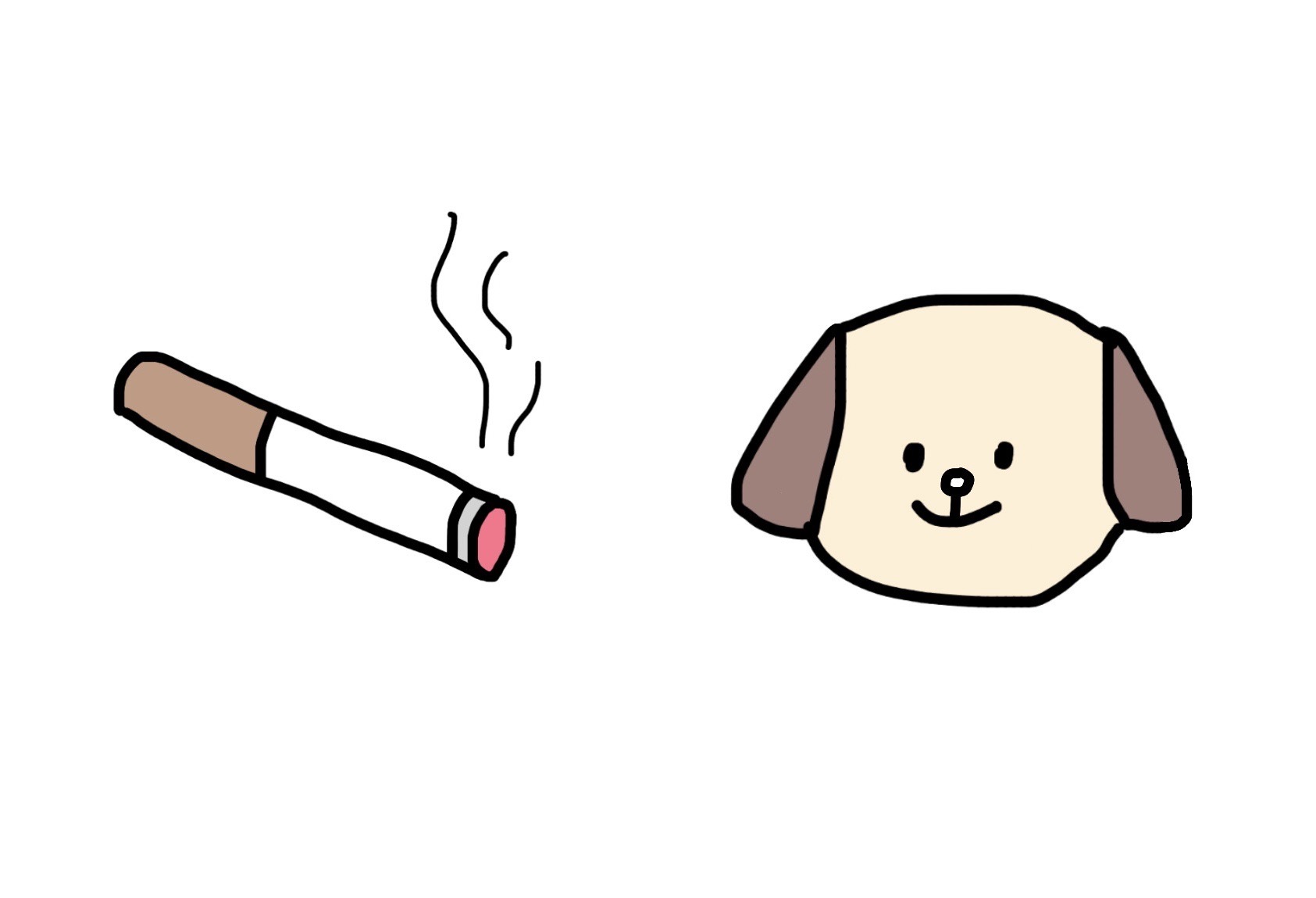 犬とたばこ2