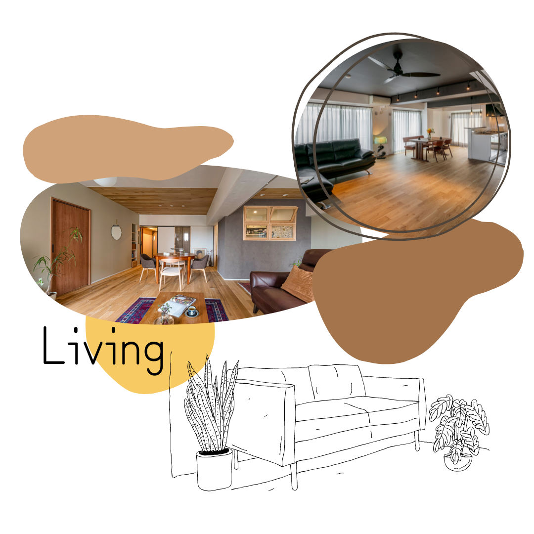 施工事例紹介！　～リビング・ダイニング編～