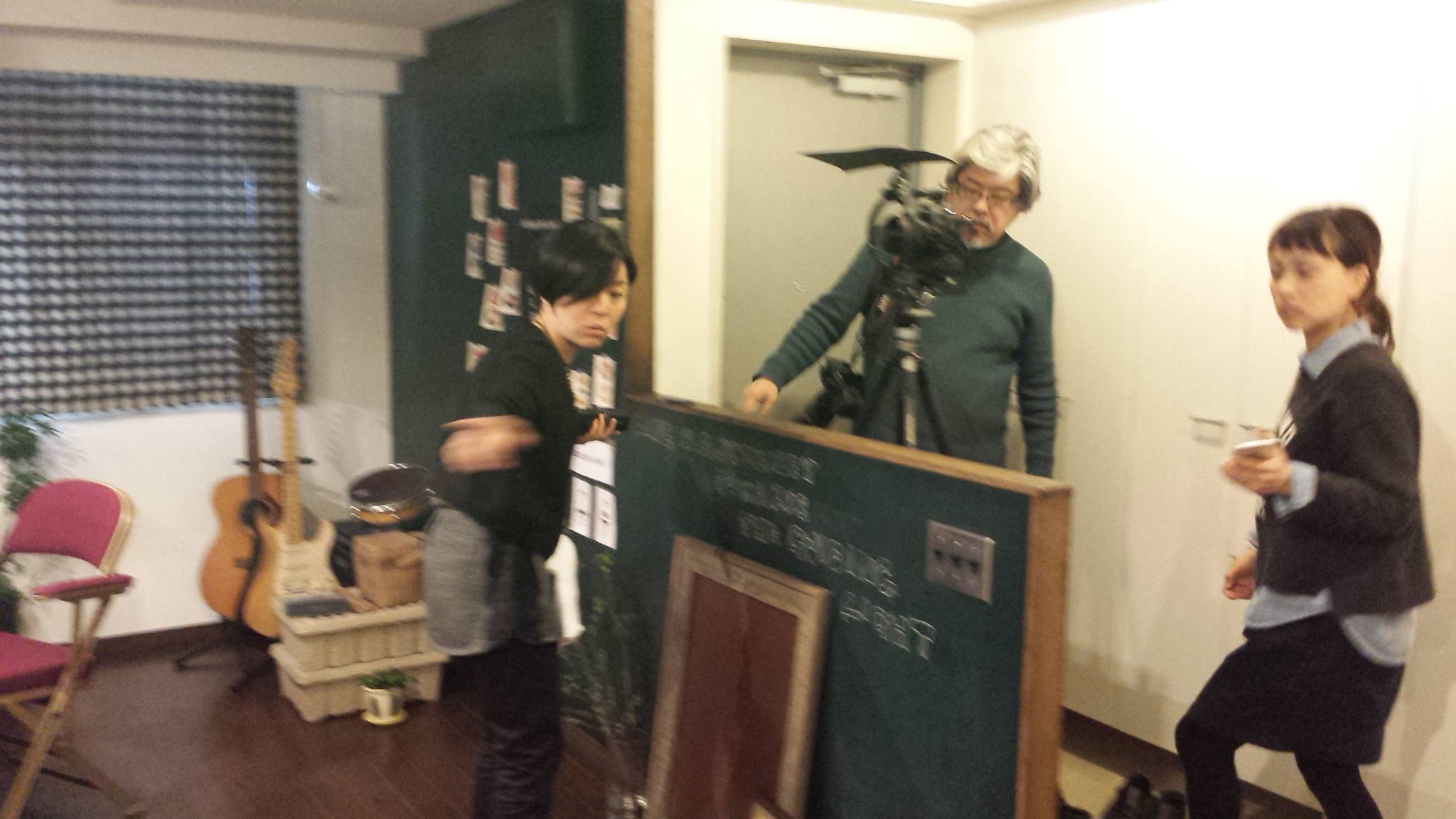 「ヴィンテージスタイル　リフォーム」の撮影風景