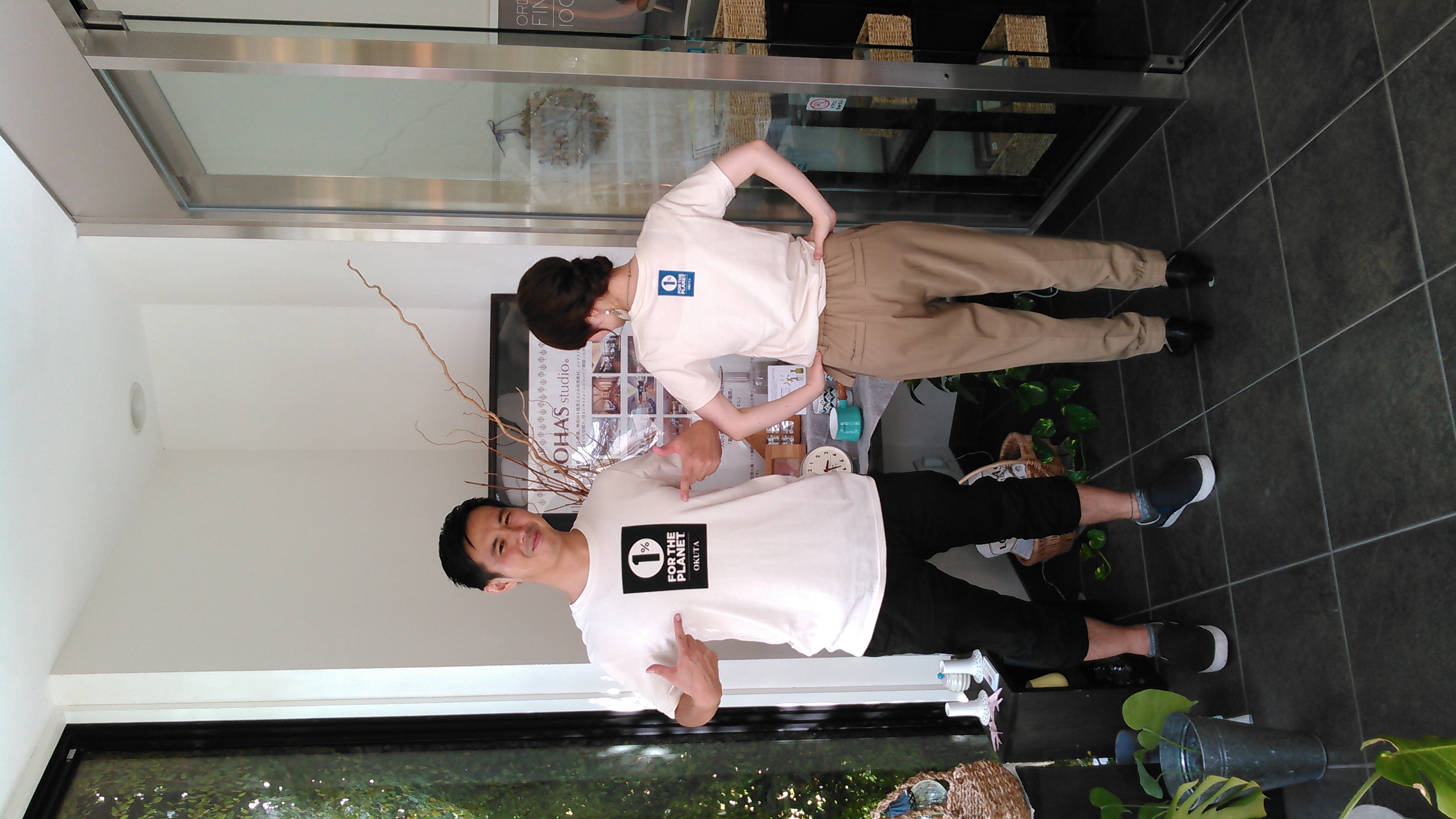 夏限定　ＯＫＵＴＡ　オリジナルＴシャツ（1% FOR THE PLANET）