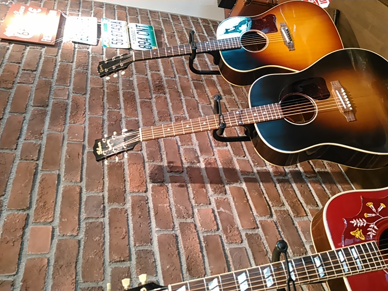 ギターディスプレイ