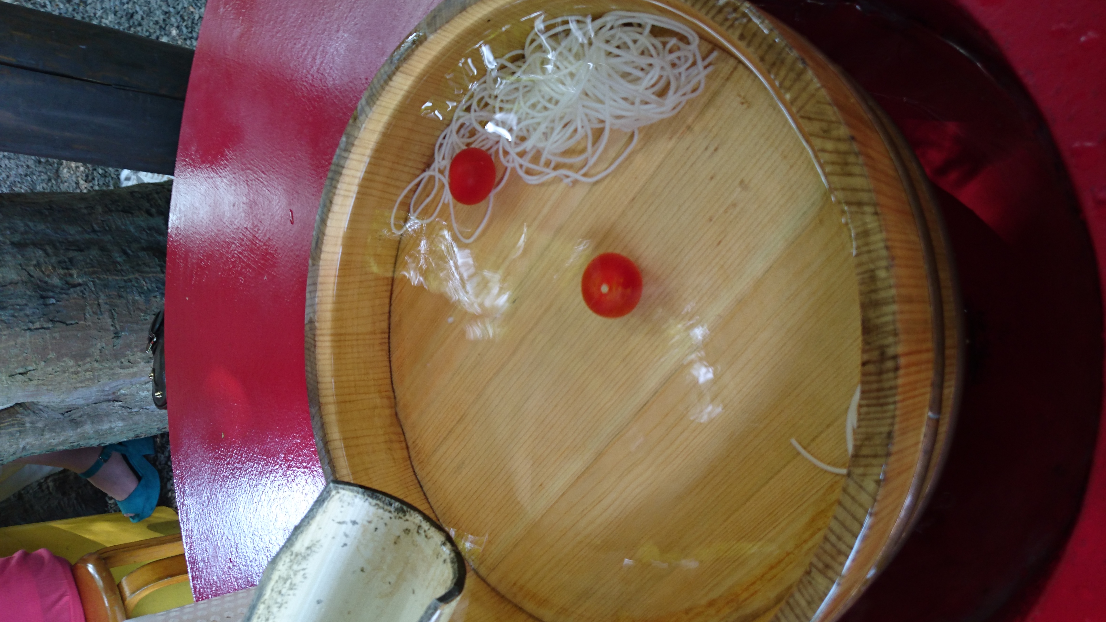 秩父ドライブ②　流しそうめん