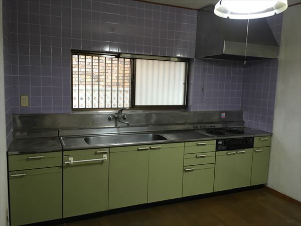 ステンレスフレームキッチン♪