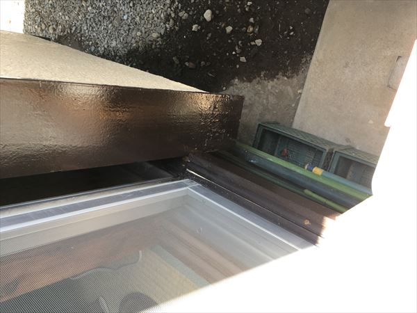 木製雨戸一筋（敷居）の腐食