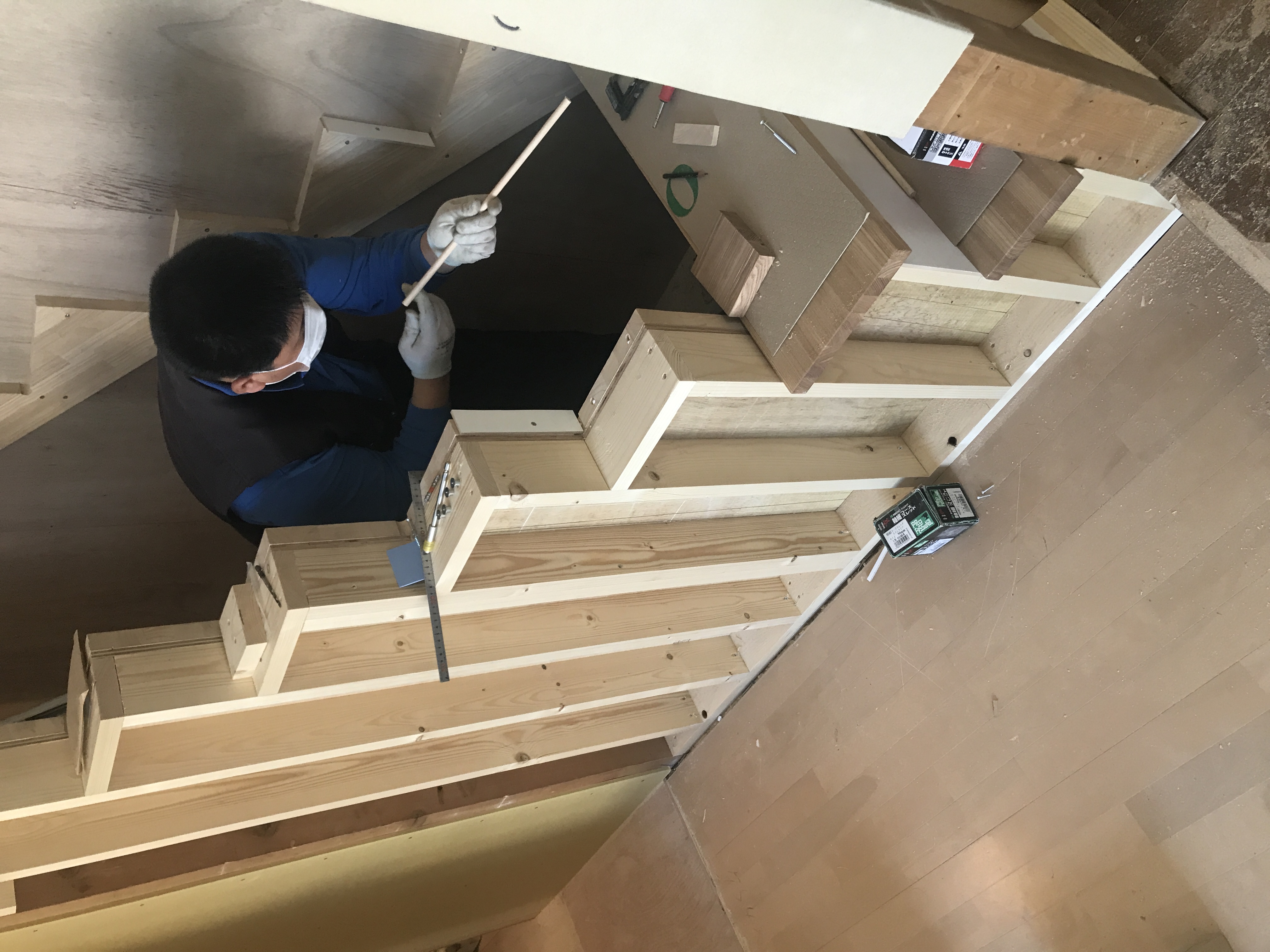 一戸建てリノベーション　～階段架け替え～