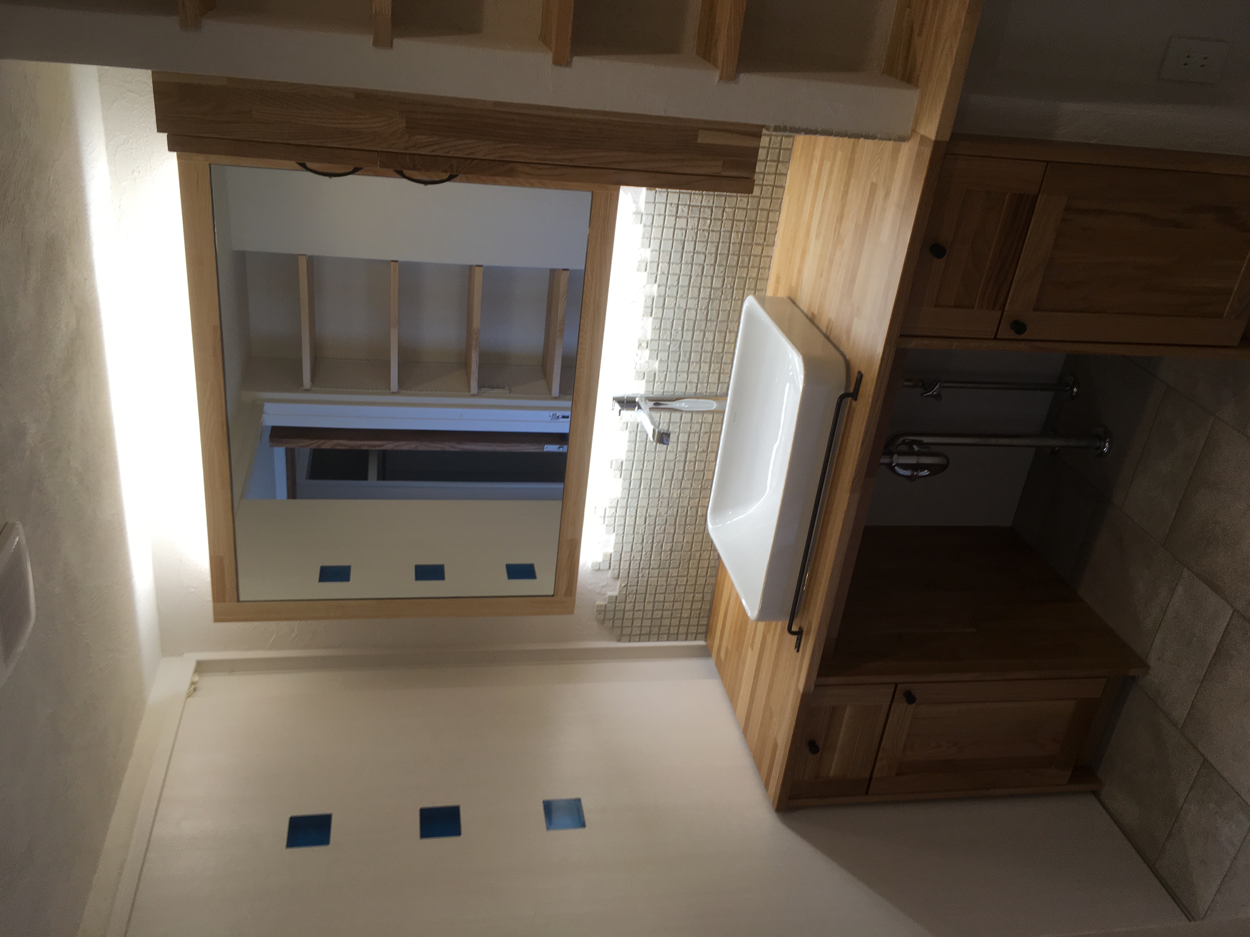 ハウスクエア横浜店☆洗面　造作　ウッドワン　無垢