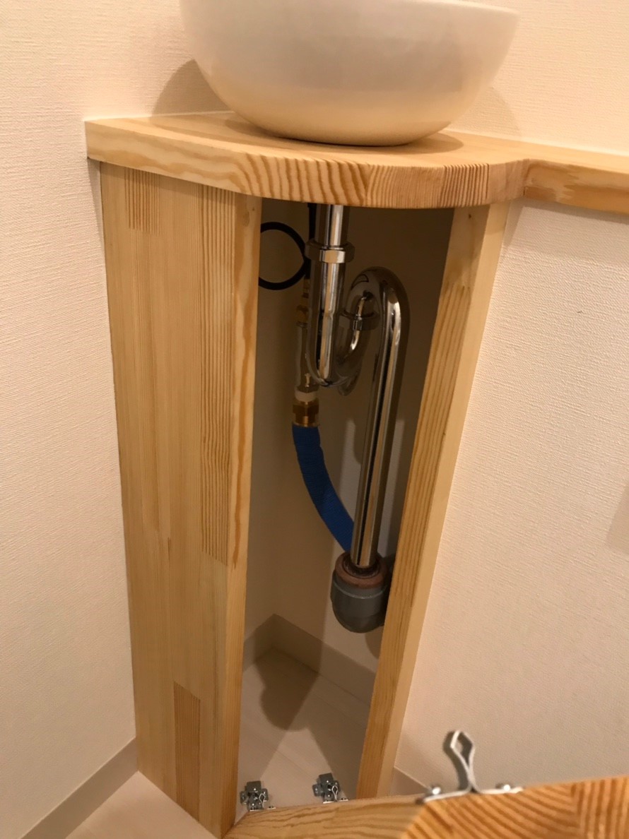 トイレ手洗い器の新設