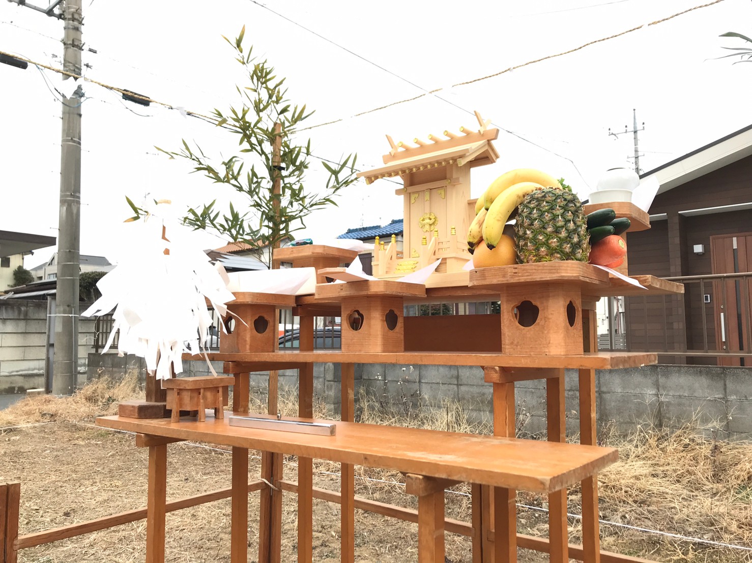 深谷市 新築【LOHASTA home】地鎮祭