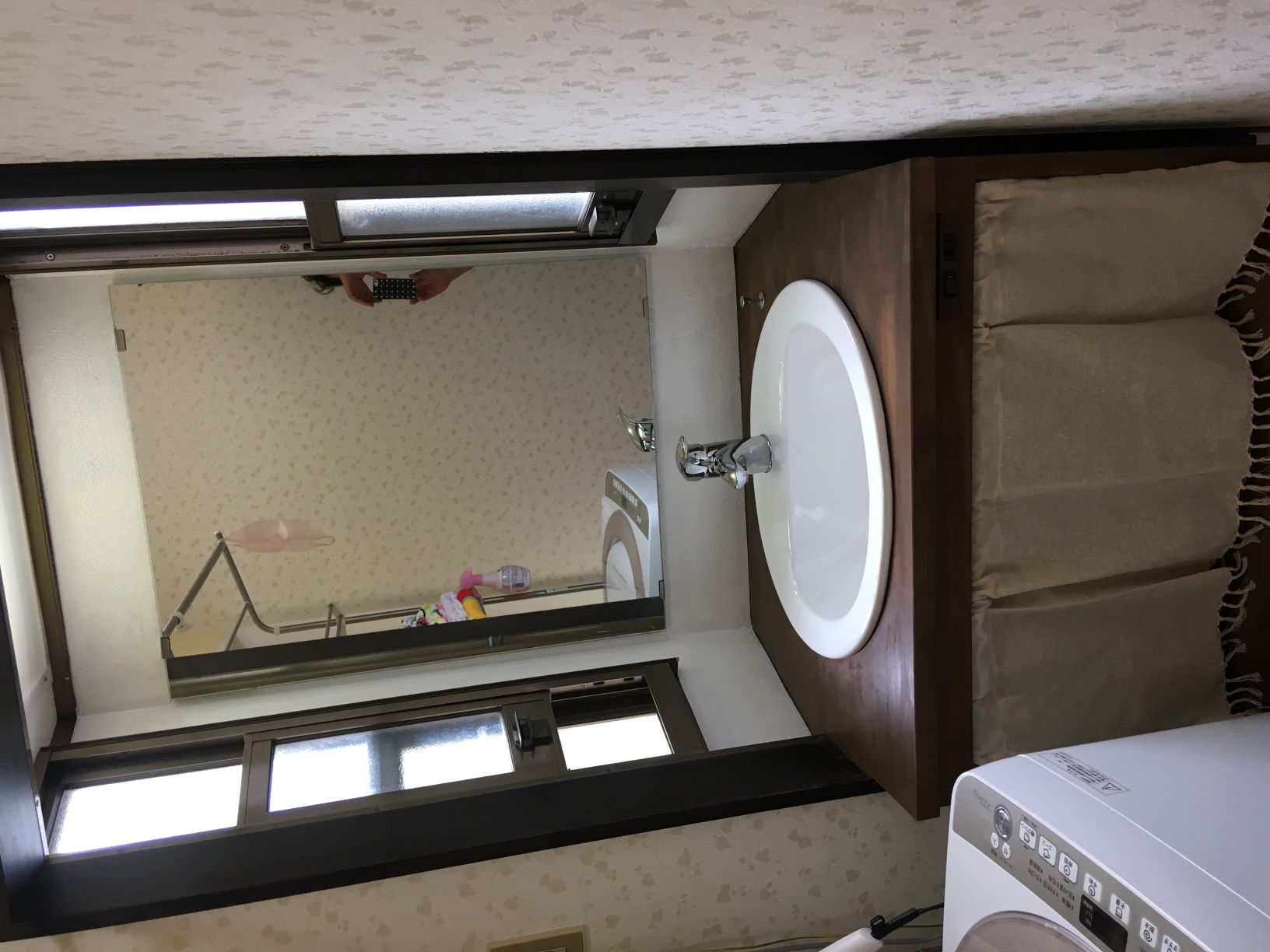 変形洗面台もリフォーム